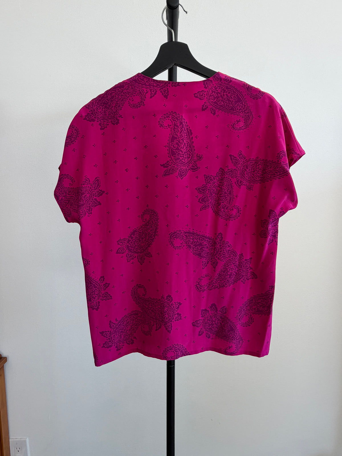 Miss O Pink Silk Top