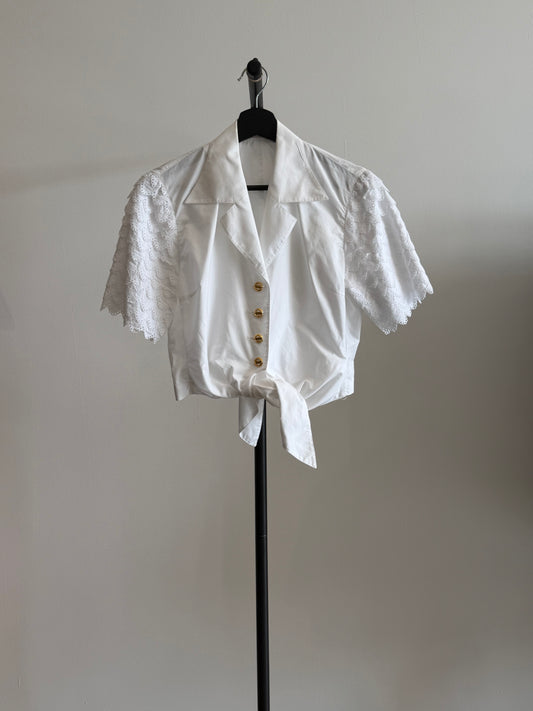 Zimmermann Lace Crop Top