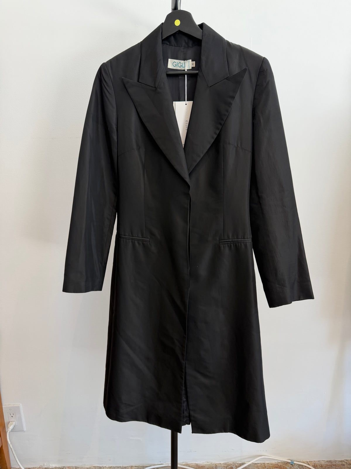 Gigli Black Knee-length Coat