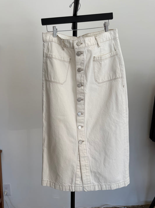 White Frame Skirt