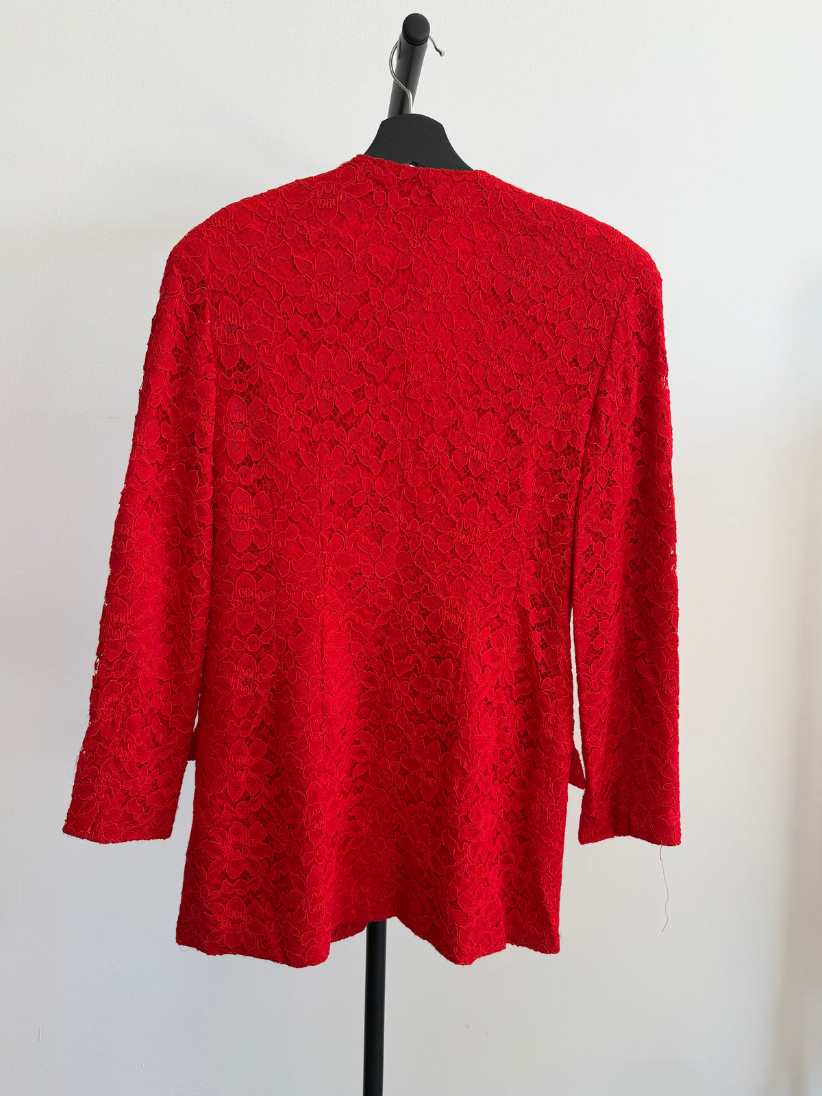 Christian Dior Red Lace Blazer