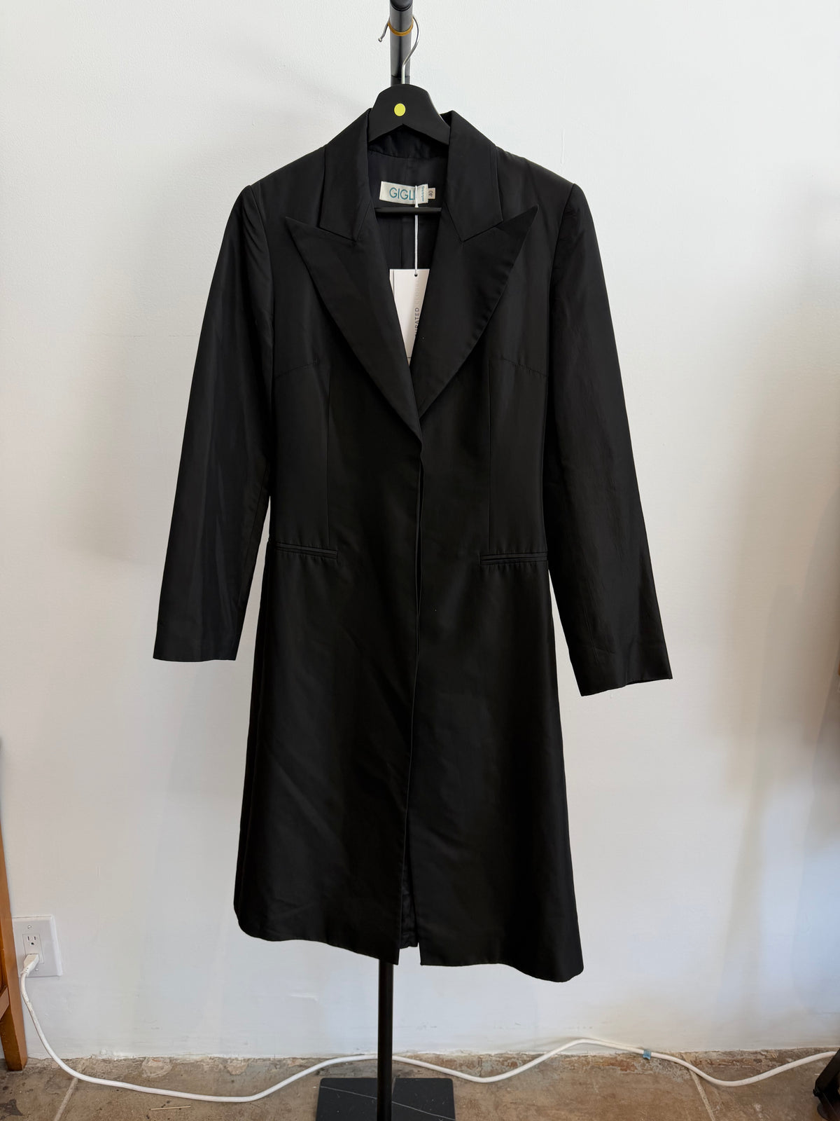 Gigli Black Knee-length Coat