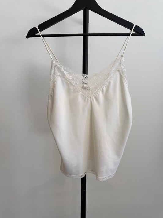 Dior White Lace Cami