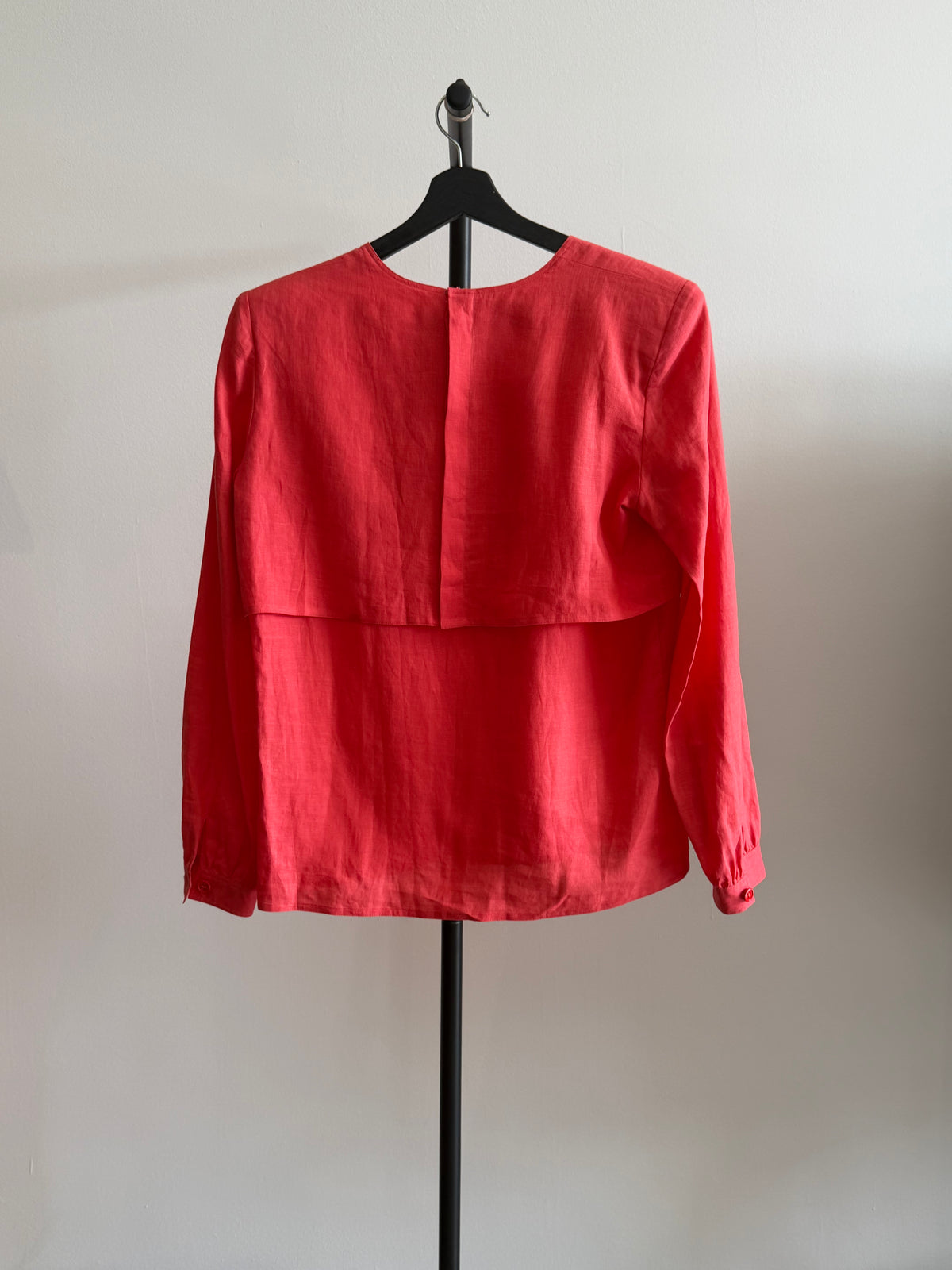 Valentino Linen Salmon Top