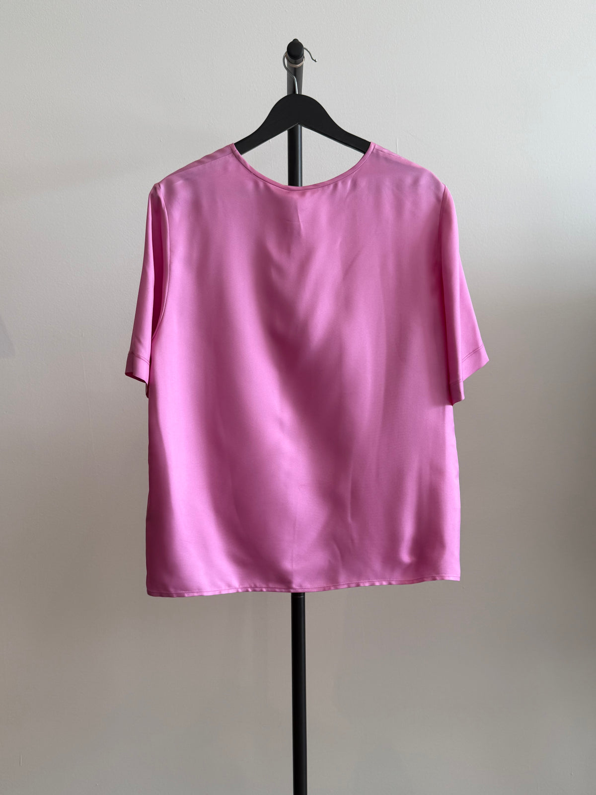 LaPointe Pink Silk Blouse