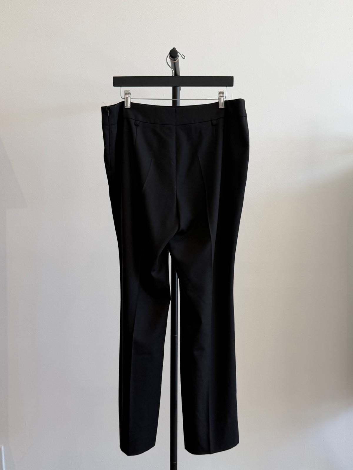ESCADA Black Wool Wide Leg Pants