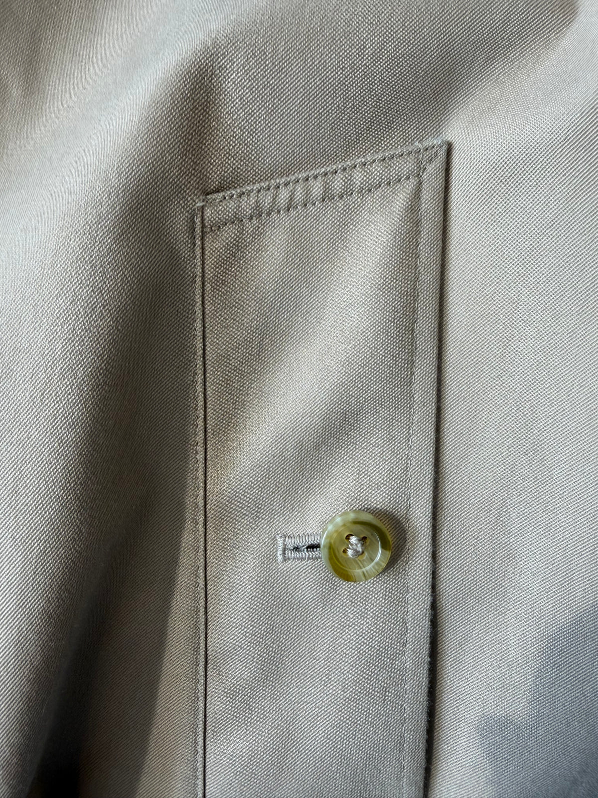 Burberry Green Trench Coat