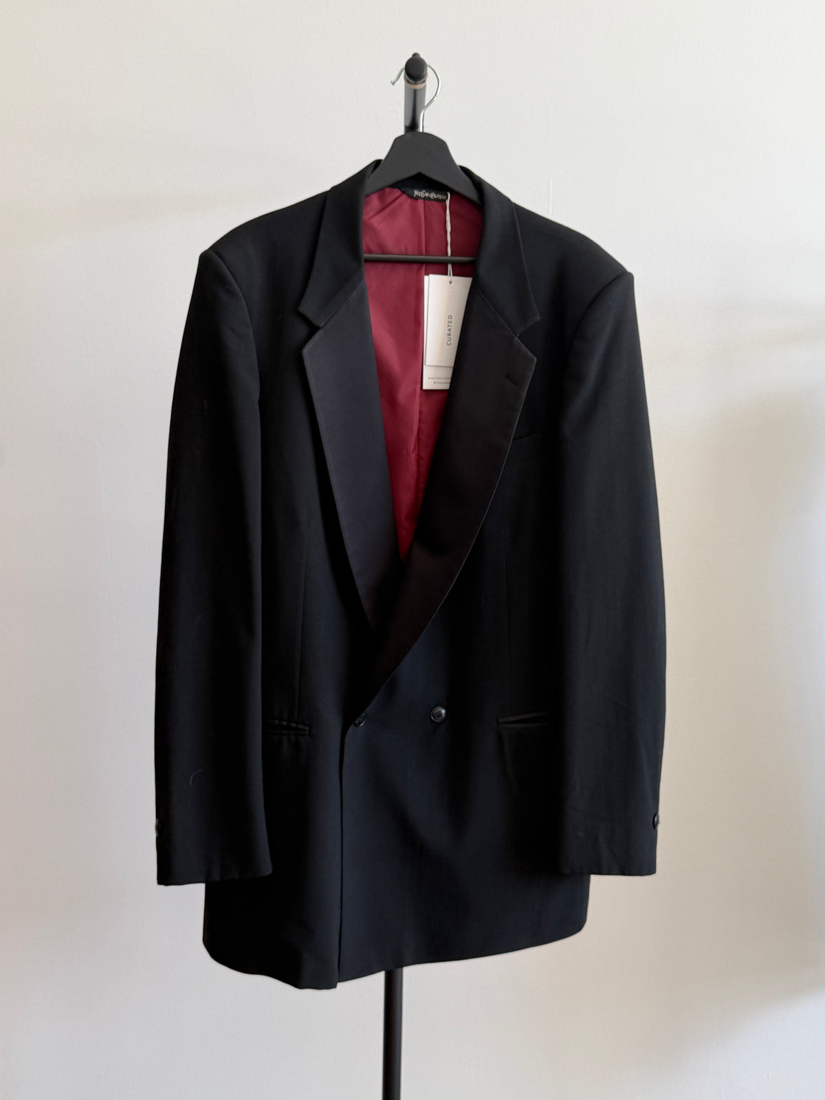 Yves Saint Laurent Oversized Black Blazer
