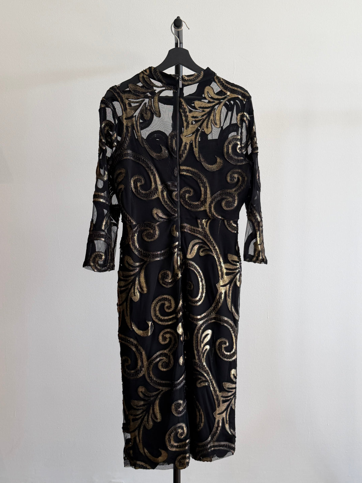 Rachel Roy Black & Gold Dress