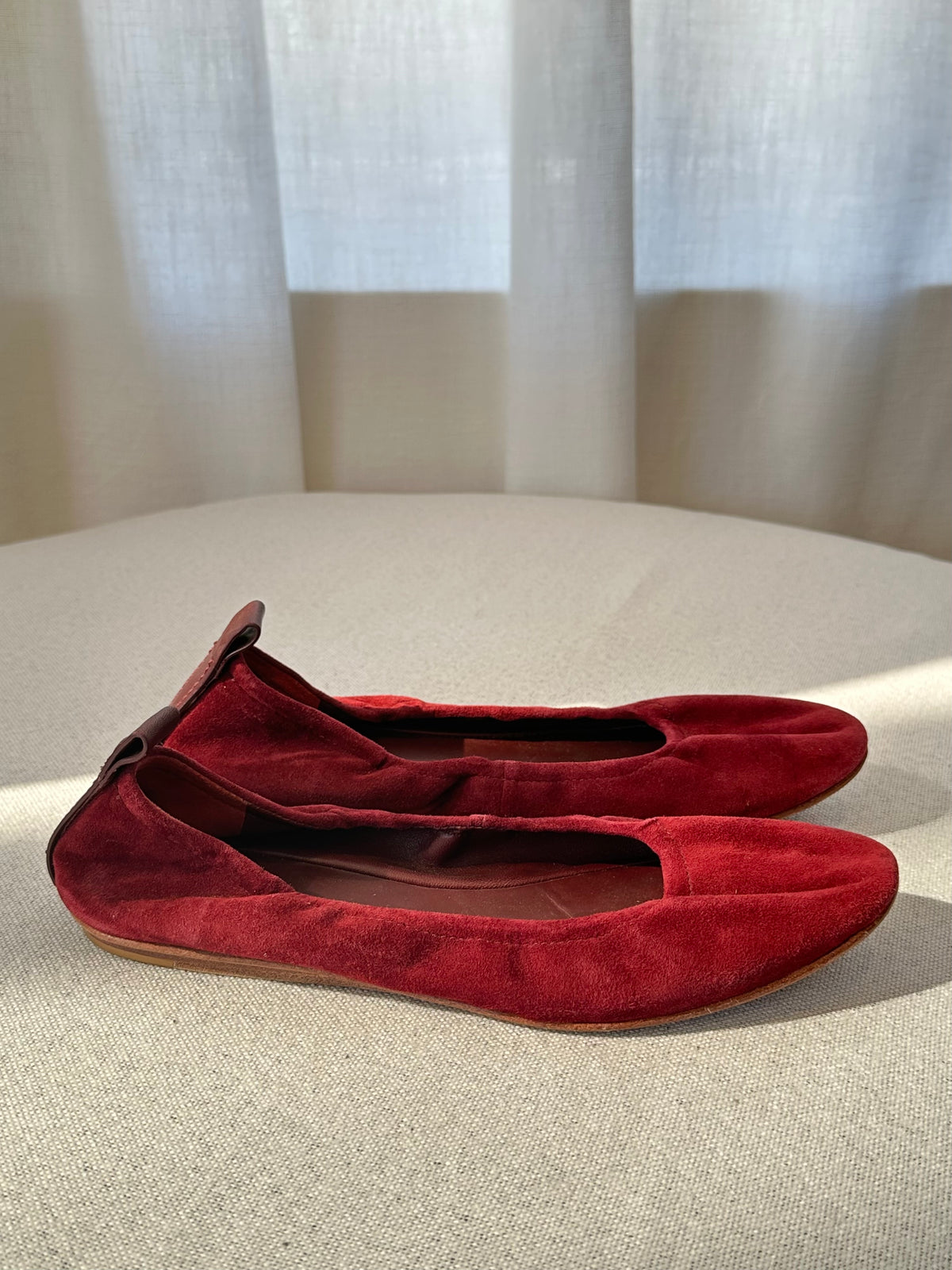 Mercedes Castillo Suede Ballet Flats