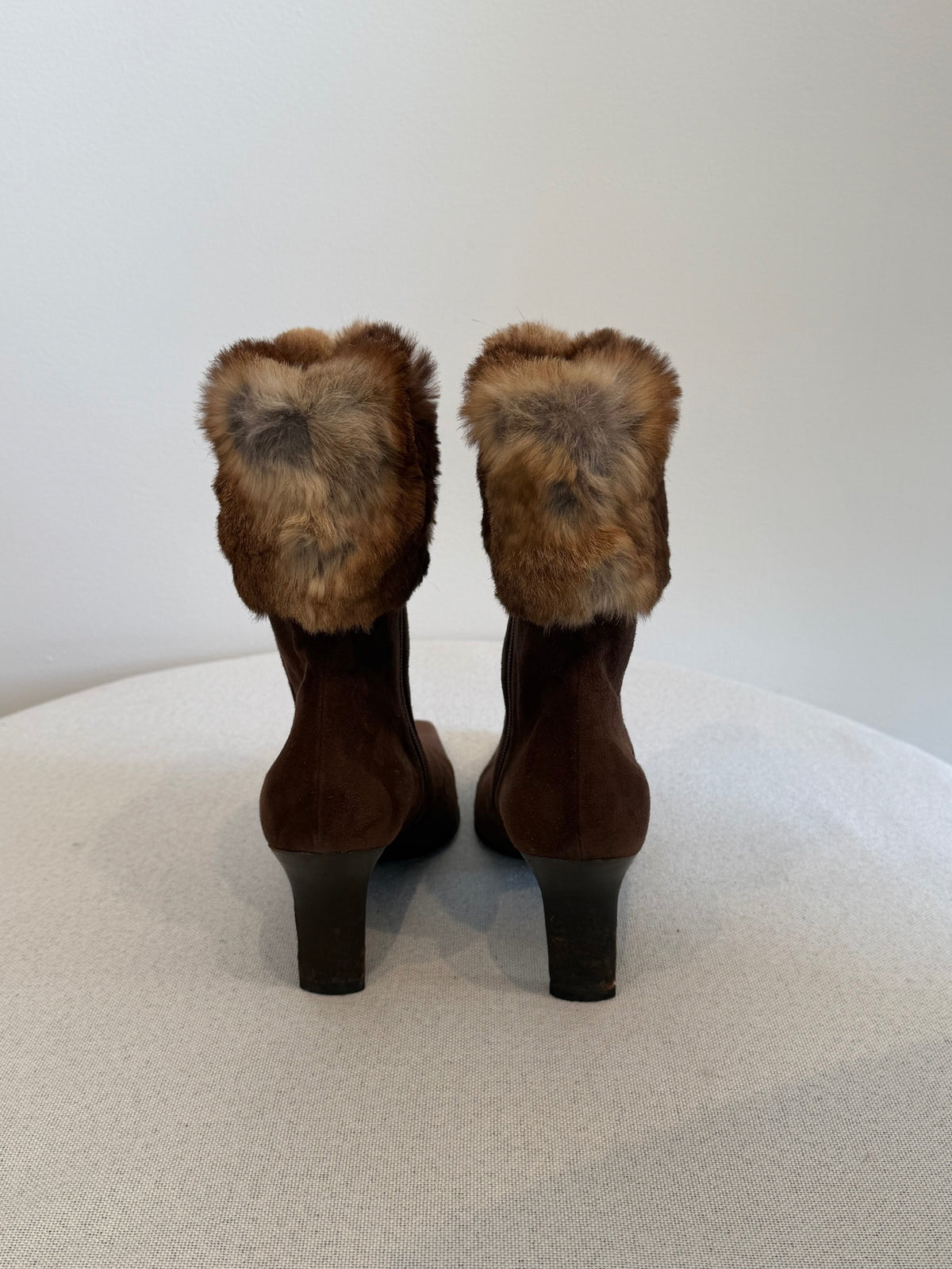 Casedi Brown Fur Boots