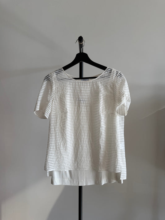 Akris Punto White Blouse
