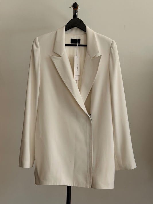 R+A White Blazer
