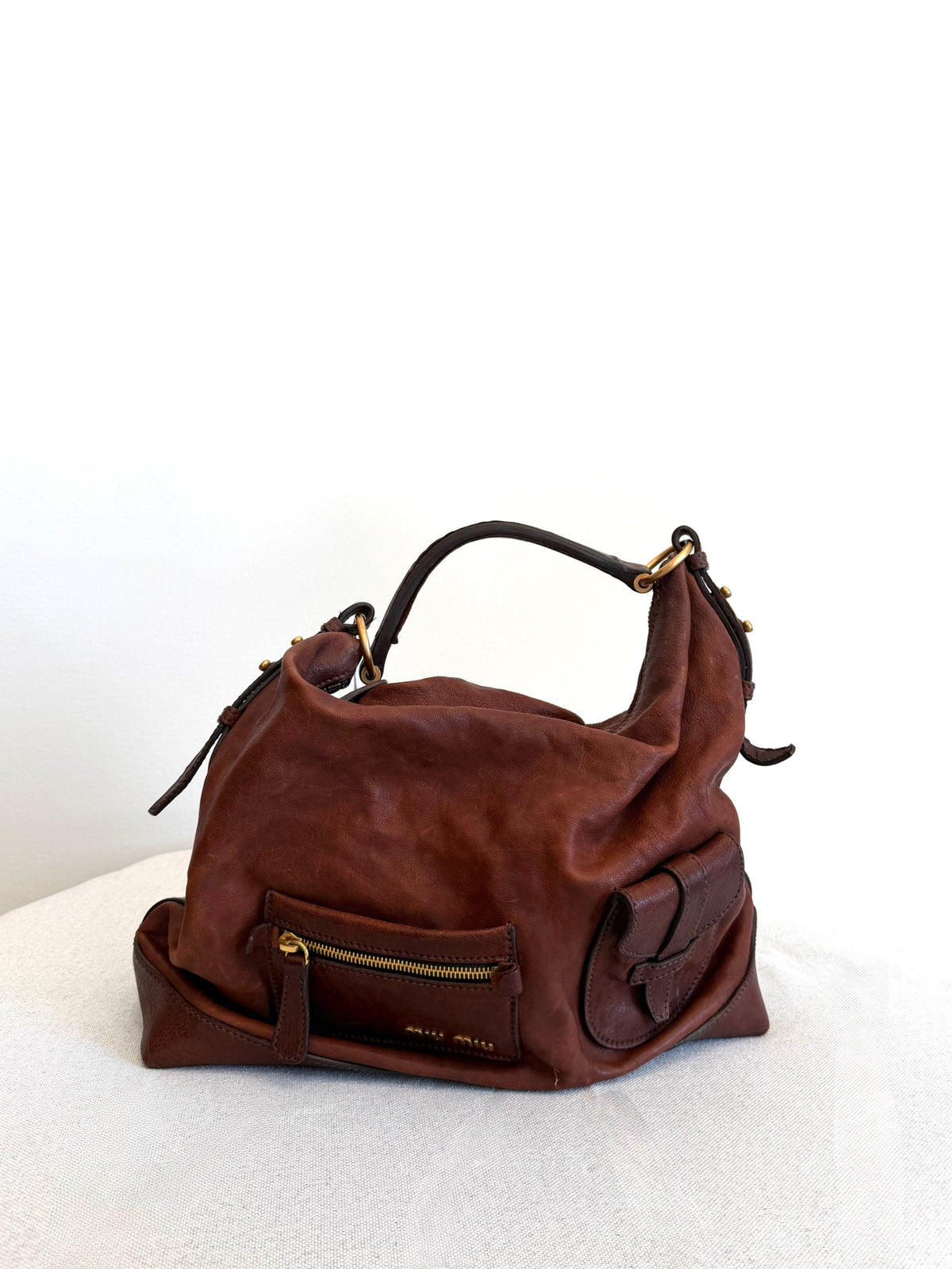 Miu Miu Pocket Square Shoulder Bag