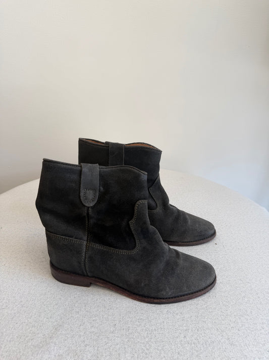 Isabel Marant Suede Grey Boots